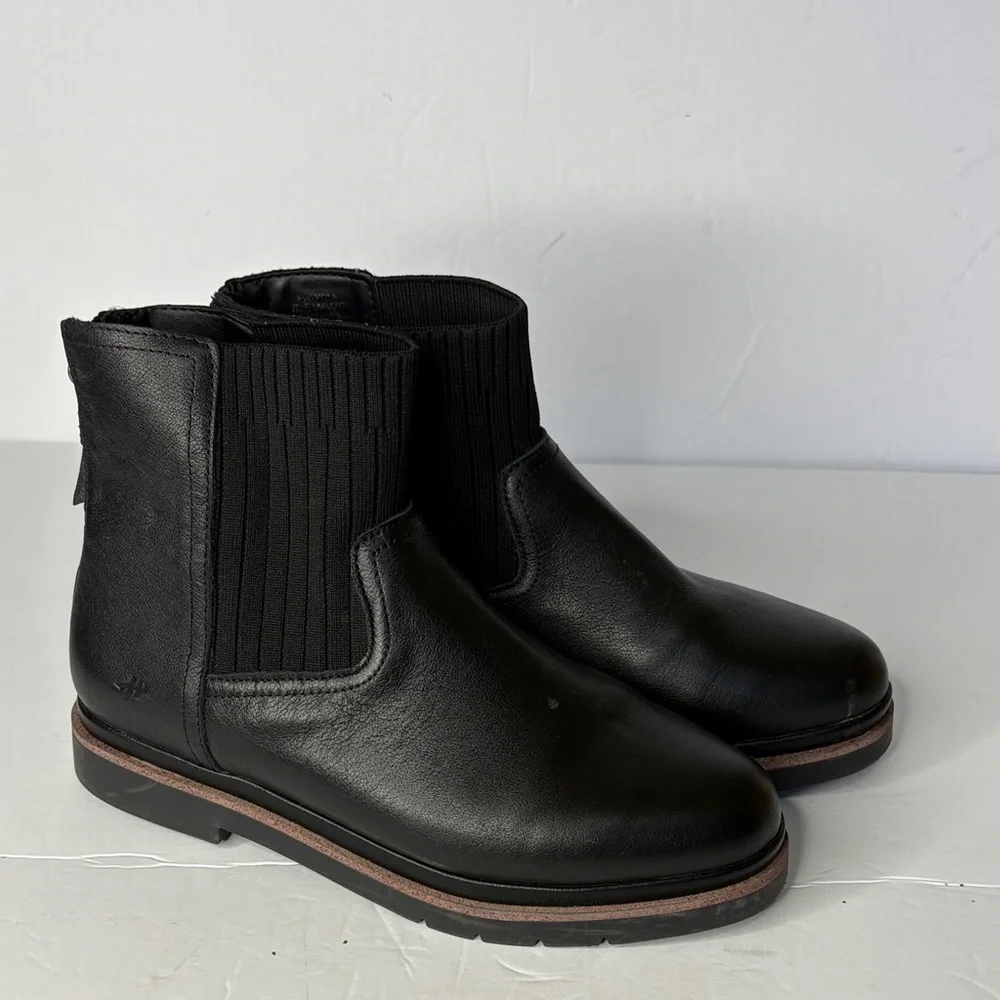 Hush Puppies Vola Black Chelsea Style Bootie